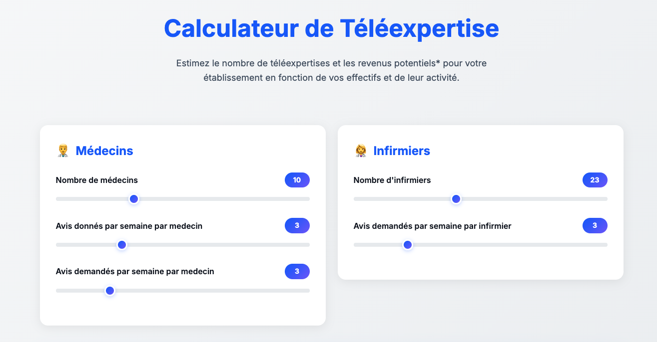 Calculateur de téléexpertise Swapios
